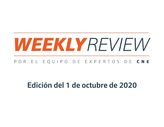 Weekly Review – 1 octubre 2020