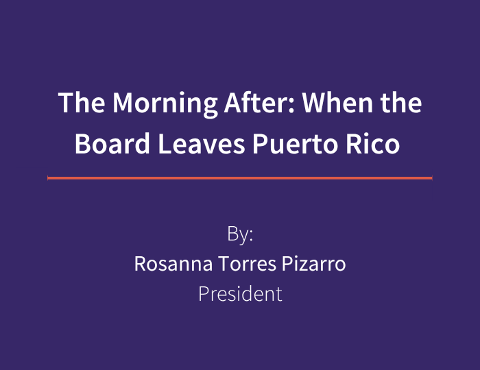 The Morning After: When the Board Leaves Puerto Rico